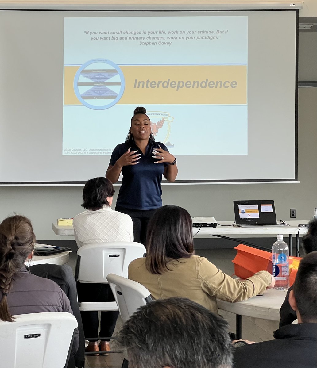 bluecourage's tweet photo. Michael and Chisa spend the day with San Francisco PD’s Leadership Development Institute focusing on Trust, Respect and High Performance Teams! #bluecourage #sfpdldi #LEleadershipdevelopment https://t.co/YgBgqLHlbF