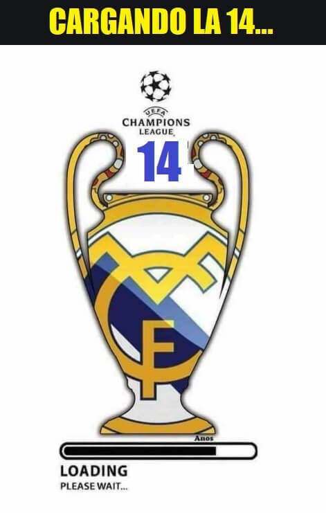 jcmmaroto's tweet photo. Loading la 14… #RealMadrid #aparís #otrafinal #ChampionsLeague https://t.co/ArJPxTbSgl
