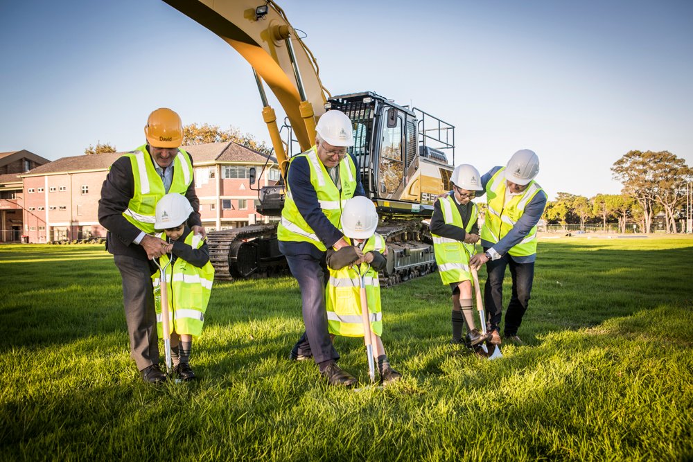 I spy future cadets 👀

We welcomed staff and students from <a href="/trinitygrammar/">Trinity Grammar School, Sydney</a> and project managers Bloompark – Pact PM to help us kick off the works on site and turn the first sod for this exciting project. 

#DrivenByChallenge #BuiltWithPride #TrinityGrammarSchool