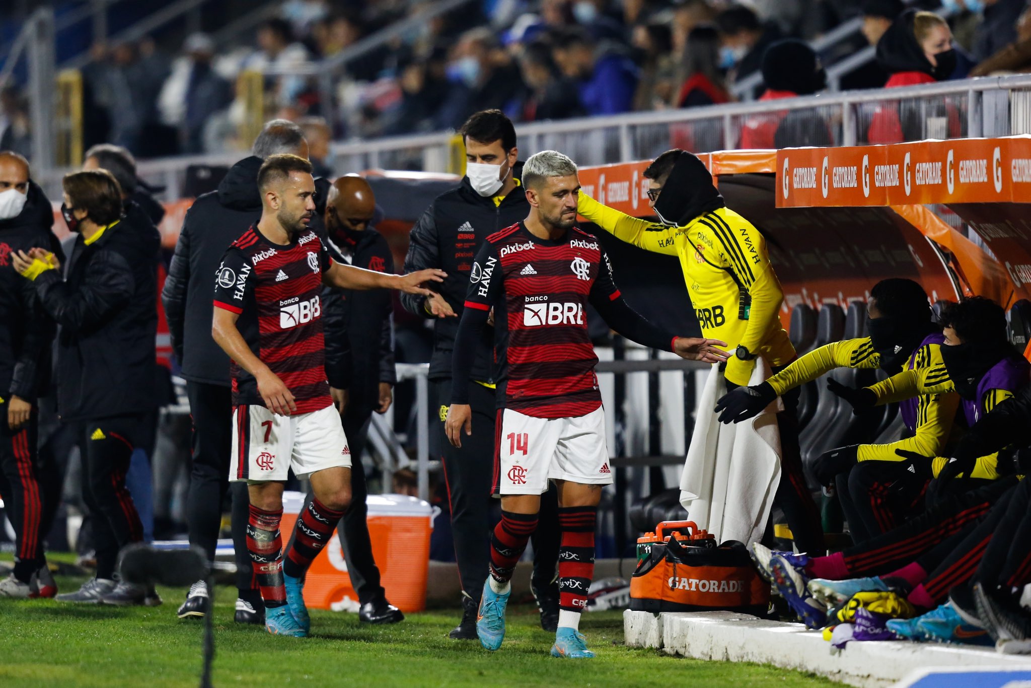 Arrascaeta atribui gol a movimentos do time e entrosamento com Isla: Não é casualidade