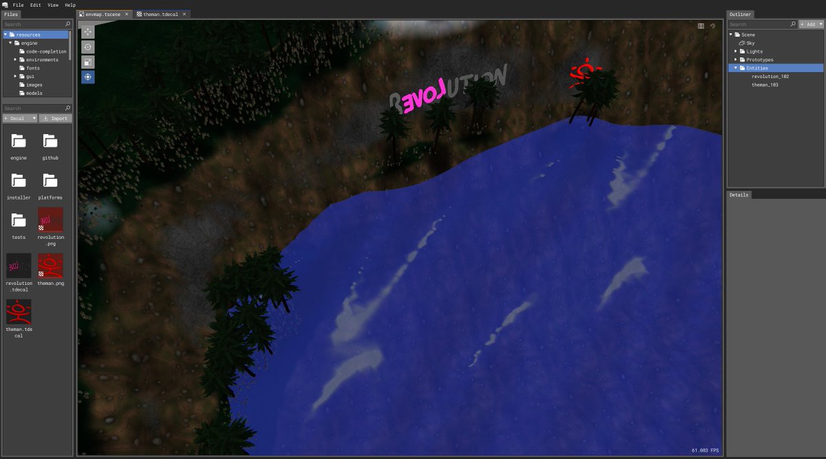 andreas_drewke's tweet photo. Yaaaaaaa. Looks like we have #decals now in #tdme2. Its one of the last render features required for #wsgame next to bugfixes and adjustments. #wip

#myownengine #wip #wsgame #indiedev #indiegame #mindty #tdme2 #opensource https://t.co/8HIPNDmCxp
