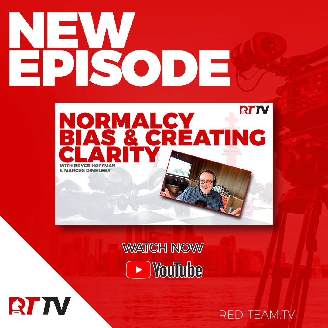 redteamthinking's tweet photo. Red Team TV has launched! Our first episode has been uploaded to the Red Team TV channel and you're invited to watch it now.
Click here to watch: https://t.co/Bmflj9ZJ0n
#businesspodcast #ceo #leadership #changemanagement #inclusion #practiceoverprocess #redteamthinking https://t.co/PA4gzA9D1F