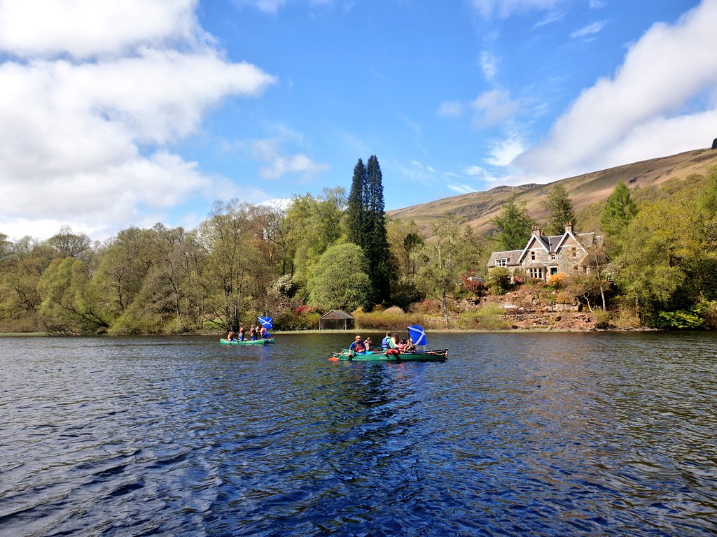 BlairvadachDan's tweet photo. A stunning day out in the @lomondtrossachs National Park with @stcuthbertsglas. Amazing scenery &amp; wildlife as we ventured our way through the narrows to a breezy Loch Ard. All the better for a speedy sail back!
@BlairvadachOEC @blairvadachAils @BlairvadachAndy #StCuthbertsBV22 https://t.co/eTjBDywZT5