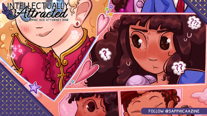 !! i can FINALLY share a lil preview of the two page maya comic i made for @sapphicaazine !! 😳💜

pre-orders are open now!! it's an AMAZING zine and all the proceeds are going to charity, u don't wanna miss it!! link below!! ⬇⬇ 