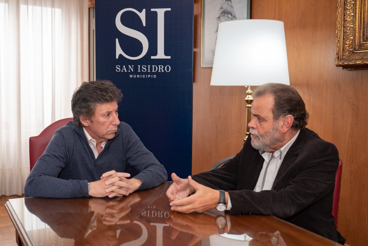 gustavoposse's tweet photo. Recibimos al Dr. Eugenio Semino, fundador de @GerontovidaInfo, para profundizar iniciativas que fomenten el cuidado y el bienestar de los adultos mayores en San Isidro. ¡Es una alegría trabajar juntos para prolongar la juventud de nuestros vecinos! https://t.co/iFLVmHXewZ