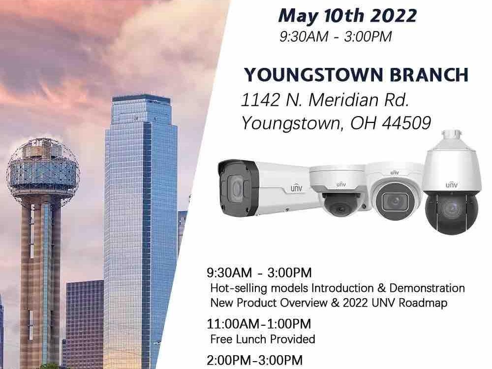 Uniview Security Counter Day. Learn and Save on new security products. From 2:00p-3:00pm there will be a limited time promotion on stock items.

conta.cc/38TCUrO
conta.cc/3w4627Z