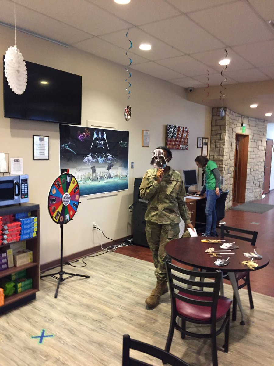 Center guests took a spin on the dark side for some <a href="/girlscouts/">Girl Scouts</a> cookies and decorated their own pretzel lightsabers today for #MayThe4th! Luke Skywater, Princess Lays, Edible Ewoks, Chewie Bars, and Yoda Soda also made appearances  #BeTheForce