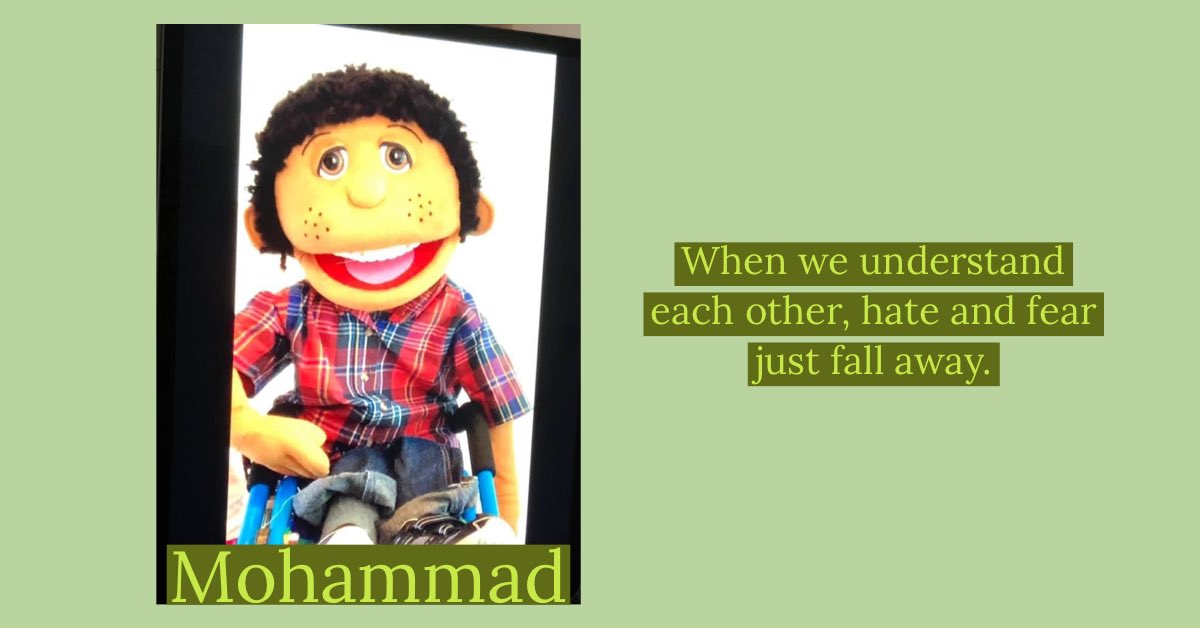 TAPpuppetsTO's tweet photo. When we understand each other, hate and fear just fall away. #GetReal this #MentalHealthWeek #Empathy. It’s the capacity we share as human beings to step into each other’s shoes. To understand where they’re coming from and what they’re feeling. To listen hard and refuse to judge. https://t.co/9aRRoBiFl6
