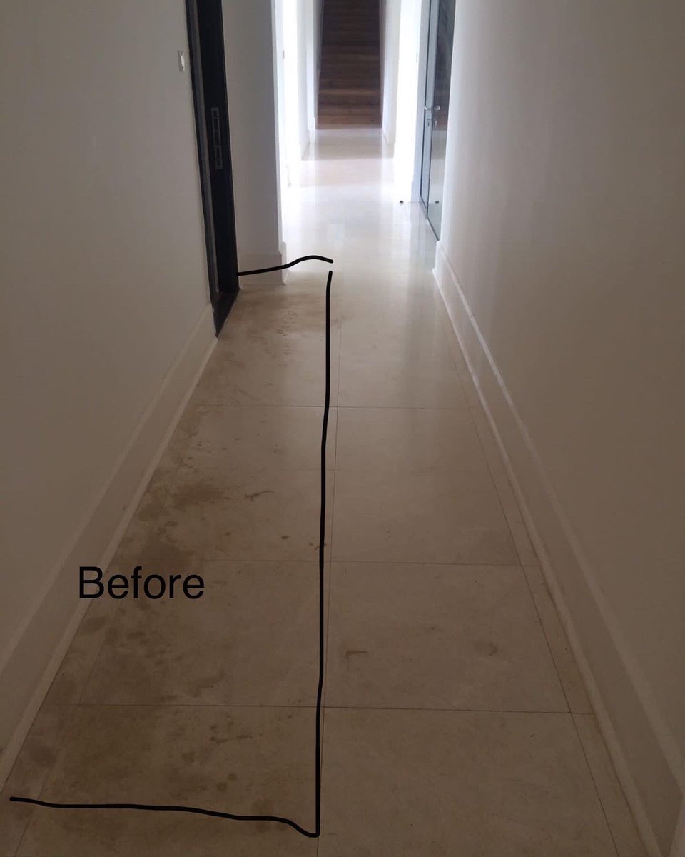 TileSolutionz's tweet image. This is what happens when you hire Chancers to work on your precious stone floors.
This marble tiles were burned by Acid while “chancers” were trying to clean and seal them.
Natural Stone Sealers came to the owners rescue all the way In Zimbabwe.
#JuliusMalema