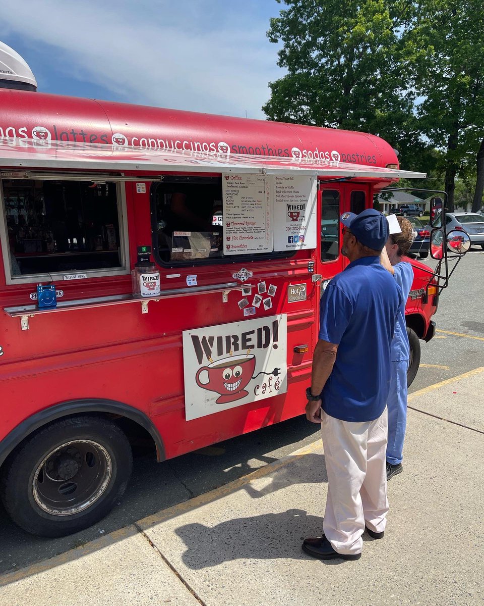 GrahamRedDevils's tweet photo. Day 3 of #TeacherAppreciationWeek! Halfway through the week requires a little pick-me-up, so thank you so much to Wired Cafe Coffee Bus for providing just that! #GrahamGreat #NeedCoffee https://t.co/WSfpsVXmPV