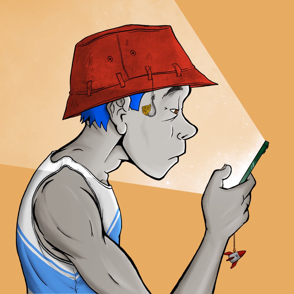 Oh y’all thought I was gonna let my Human sit in the wallet collecting dust. Fun seeing other @unv_25 browsing the “Interwebs” 😂 #Cardano #NFT #CNFT