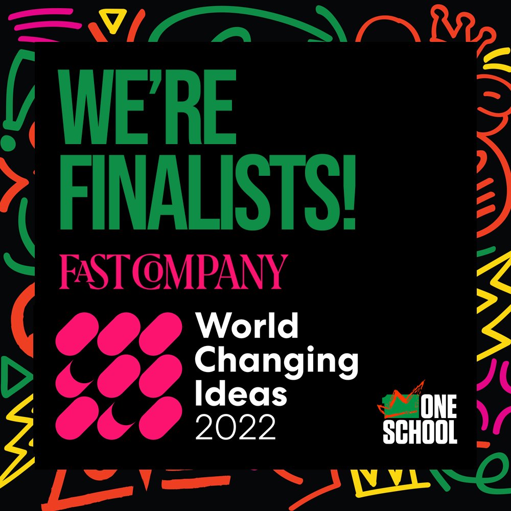 anu100's tweet photo. Very proud to announce we have made the 2022 @FastCompany list of World Changing Ideas. A huge congrats to our ONE School and One Club teams, but also to our students whose hard work has made the world's first free Black portfolio school such a success.
https://t.co/uQbz9LDnYK https://t.co/8peAq4WOfJ