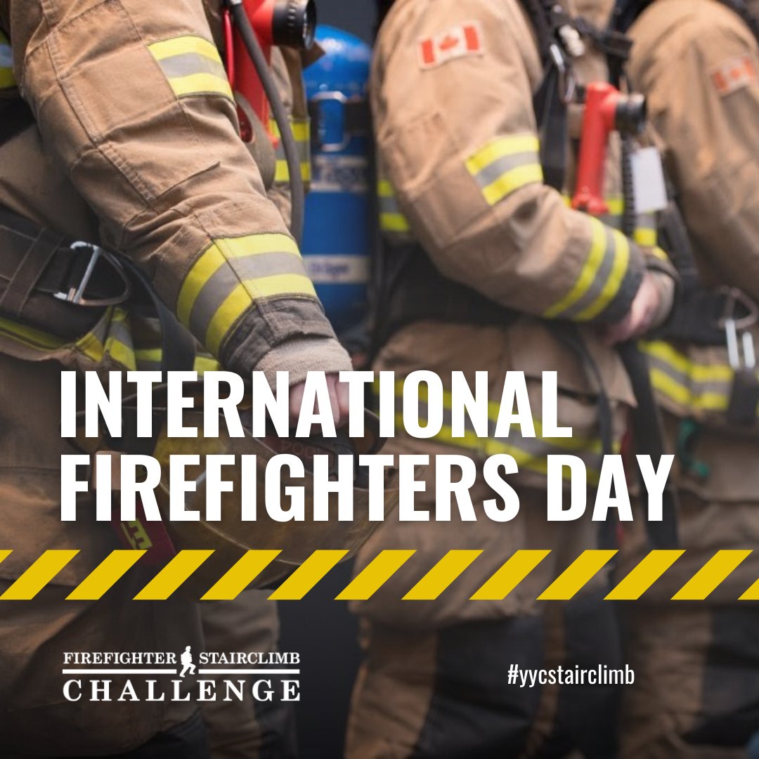 YYCStairclimb's tweet photo. Today is #InternationalFirefightersDay. We’d like to thank all the brave men and women who keep our communities safe every day with their heroic actions. Thank you for everything you do!
#wellspringyyc #southernalberta #yycevents #yyc #yeg #yql #yqf #yxh #yycfire https://t.co/LWbYmlDiqr
