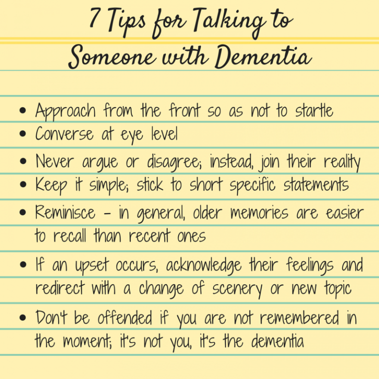LEAD_Coalition's tweet photo. 7 tips for talking to someone with #dementia

#Alzheimers #kindness https://t.co/8d6zElT2nU