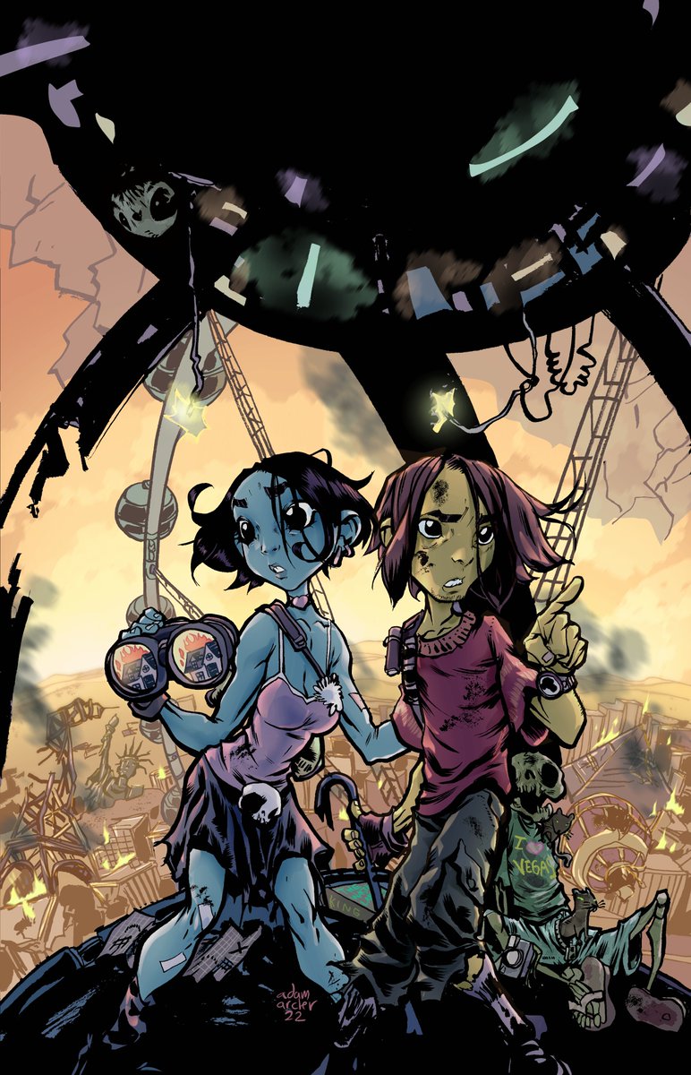 Teaser for Chapter 2 comic cover for the Nuclear Nerds Origin Story!