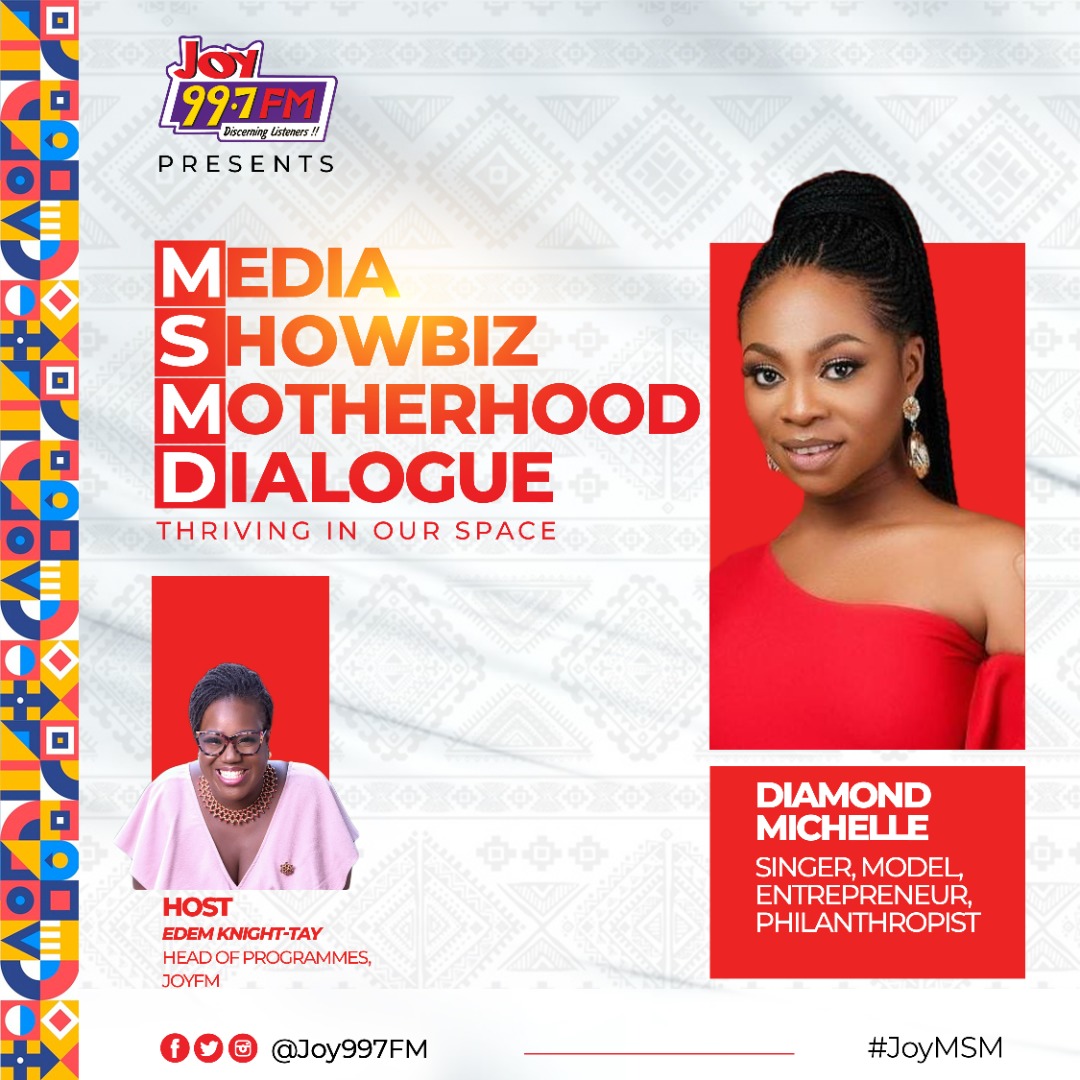 Joy997FM's tweet photo. The Joy FM Media Showbiz Motherhood Dialogue is happening at the Labadi Beach Hotel on the 7th of May, 2022.

Meet @michygh_, Singer, Model, Entrepreneur and Philanthropist #JoyMSM https://t.co/hh29Jge7mm