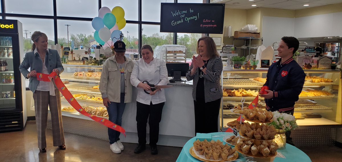 SouthKCChamber's tweet photo. We had a great time celebrating the grand opening of Penny's Bakery this morning!  The pastries are amazing!
https://t.co/gBFqs8nTOt https://t.co/yIuba70XfM
