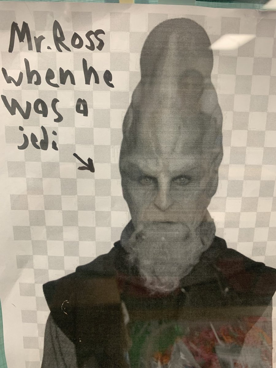 MrRoss_Brian's tweet photo. Teacher Appreciation Week meets May the Fourth… https://t.co/PmSOEUjpno