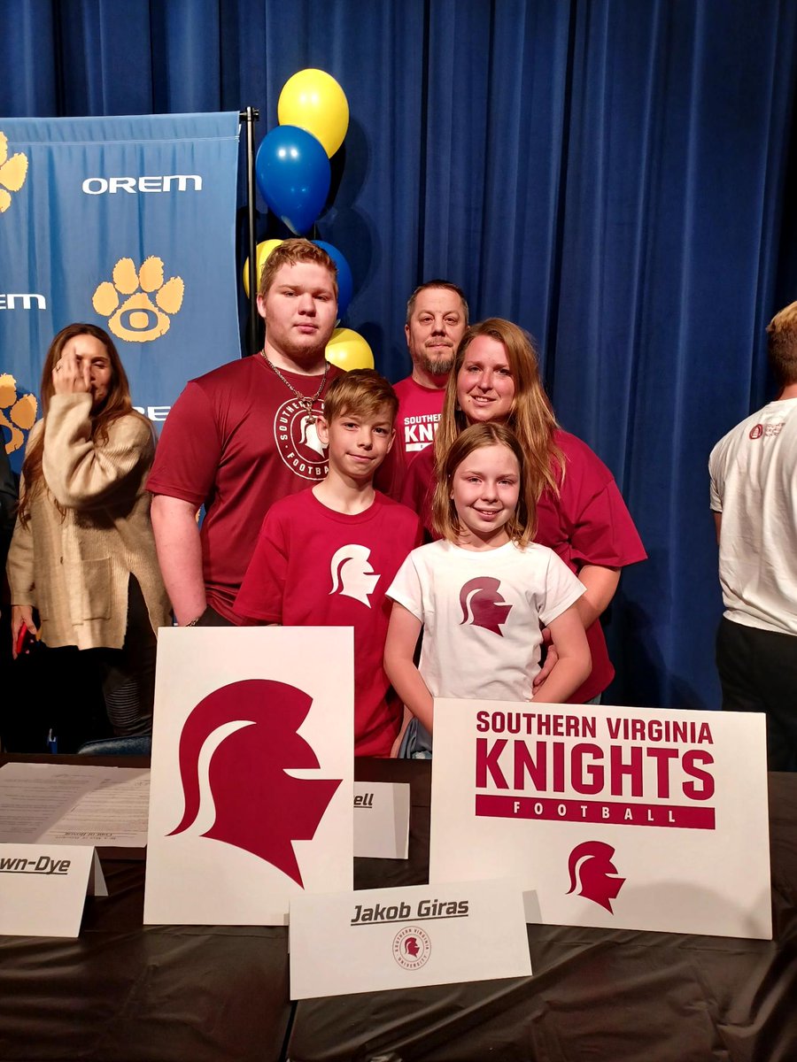 Jakob Giras (@jakobgiras) on Twitter photo Grateful for the support of my family, friends, and coaches today. One step closer to <a href="/knight_ftbl/">SVU Knights Football</a> @SVUedu <a href="/svuathletics/">SVU Athletics</a>
<a href="/EMulitalo/">Coach Mulitalo</a> @CoachHofmannSVU @CoachDanDuPaix @CoachHugie31 @NateLealaoSVU <a href="/Coach_MFrye/">Mike☜☆☞Frye</a> <a href="/gsewell_sr/">Gabriel Sewell, Sr.🇦🇸</a> <a href="/OremHSFootball/">Orem Tigers Football</a> Grateful for the support of my family, friends, and coaches today. One step closer to <a href="/knight_ftbl/">SVU Knights Football</a> @SVUedu <a href="/svuathletics/">SVU Athletics</a>
<a href="/EMulitalo/">Coach Mulitalo</a> @CoachHofmannSVU @CoachDanDuPaix @CoachHugie31 @NateLealaoSVU <a href="/Coach_MFrye/">Mike☜☆☞Frye</a> <a href="/gsewell_sr/">Gabriel Sewell, Sr.🇦🇸</a> <a href="/OremHSFootball/">Orem Tigers Football</a>
