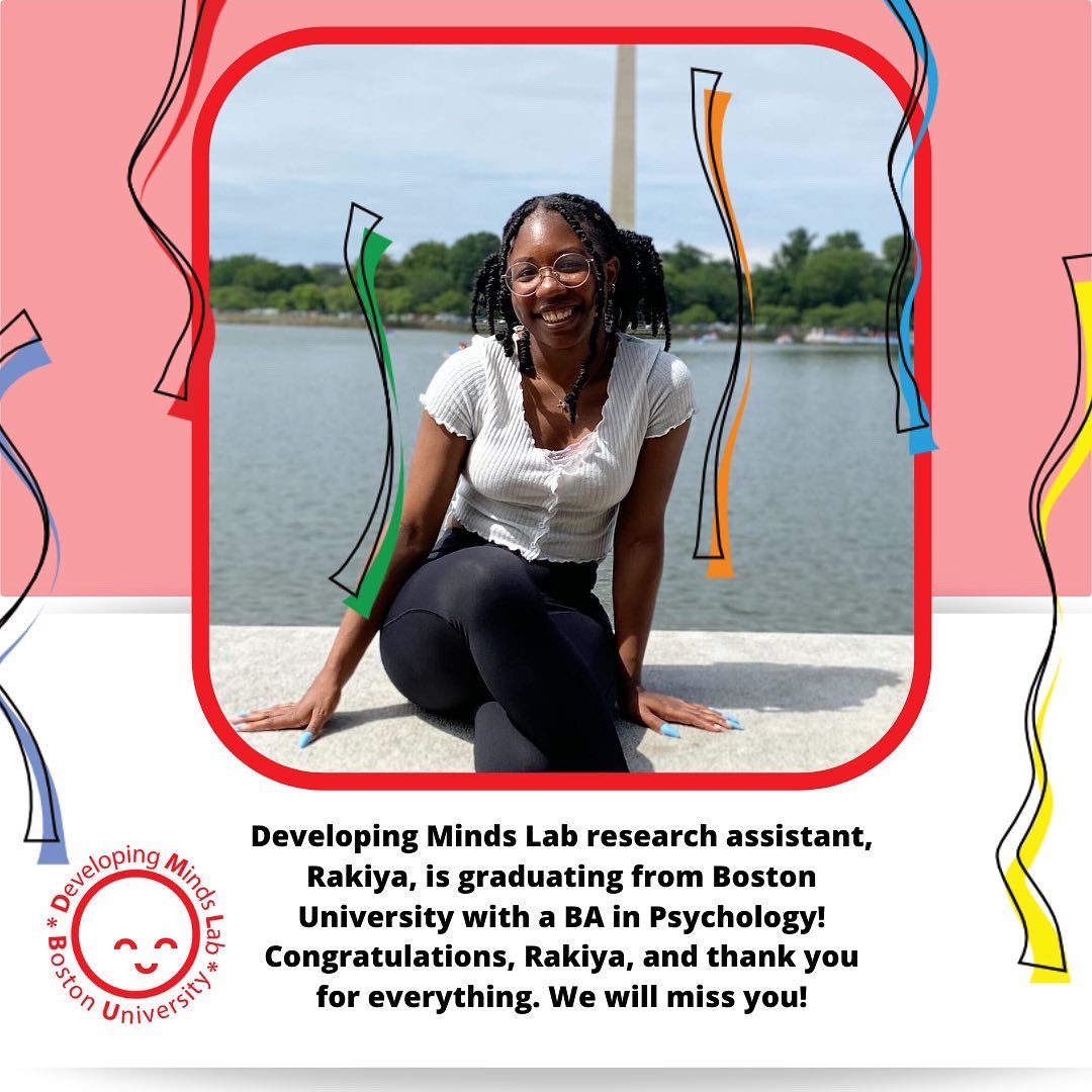 BUDevMindsLab's tweet photo. Congratulations to research assistants Rakiya and Lina on their graduation! Best wishes for your next adventure. 🎉 https://t.co/8xd5rOVokh