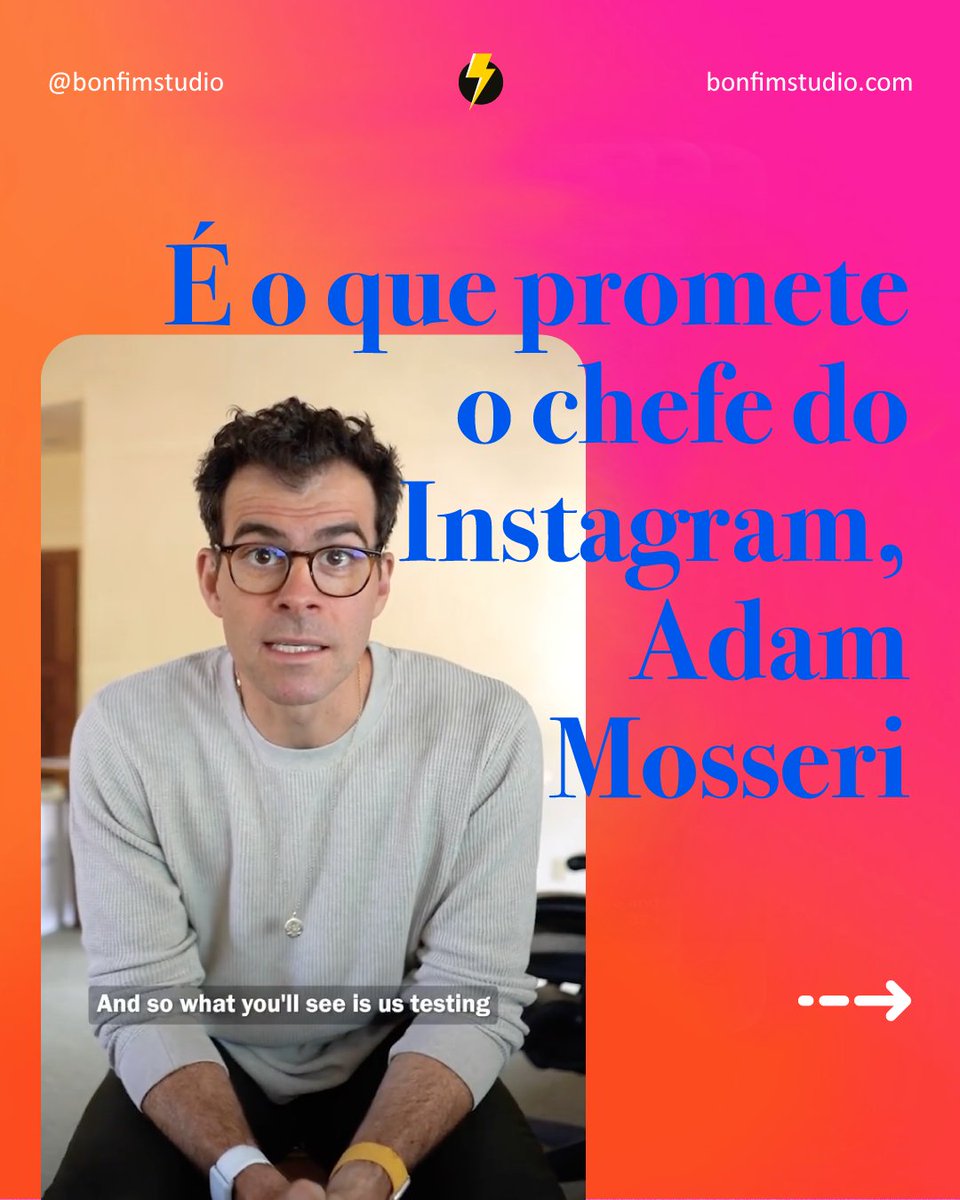 bonfimstudio's tweet photo. Instagram testa feed com fotos e vídeos em "tela cheia". Seria influência do TikTok? 🤭
.
.
.
#MKTnaEraDigital #Empreendedorismo #AdamMosseri #NegociosDigitaisNaPratica
#InstaFeed #TikTok #MobileFirst https://t.co/uxlOAZZ3jW