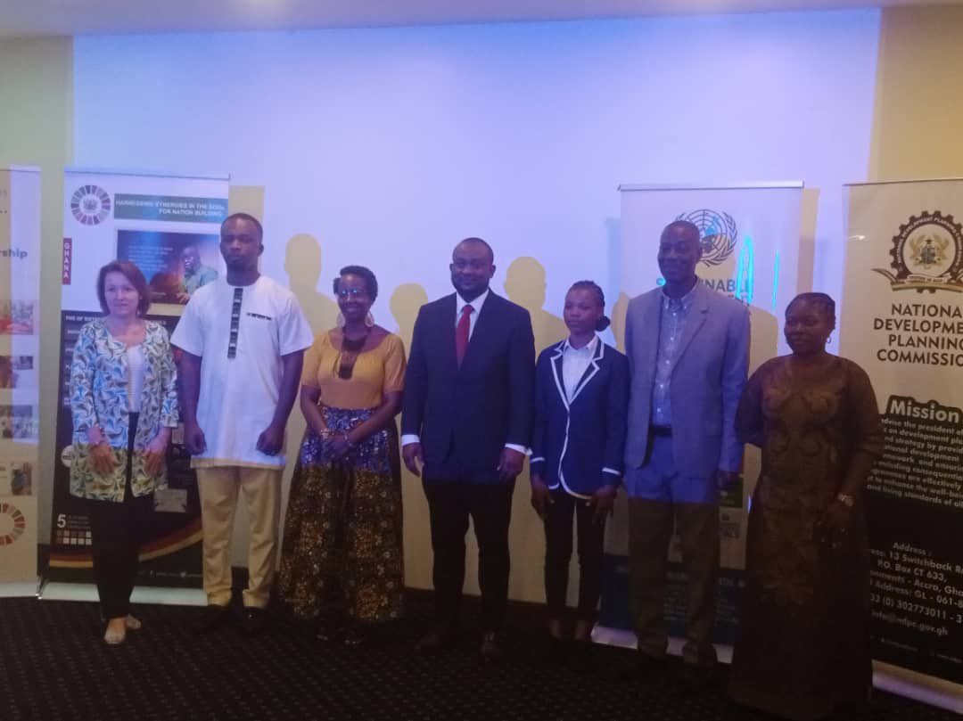 YagGhana's tweet photo. On behalf of @YagGhana, @nsoh_keziah made a youth statement at the consultative meeting on youth and children held as part of the voluntary national review process in Ghana. 

She proposed to the government &amp; the development partners to continue to create a safe space for all. https://t.co/xVKSRbcfgh