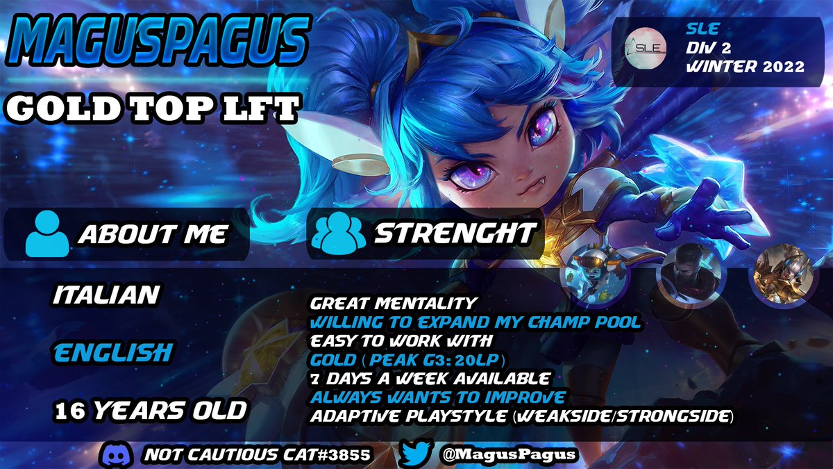 MiciusLetalis's tweet photo. @LoL_LFT https://t.co/J3IF1eKhnK