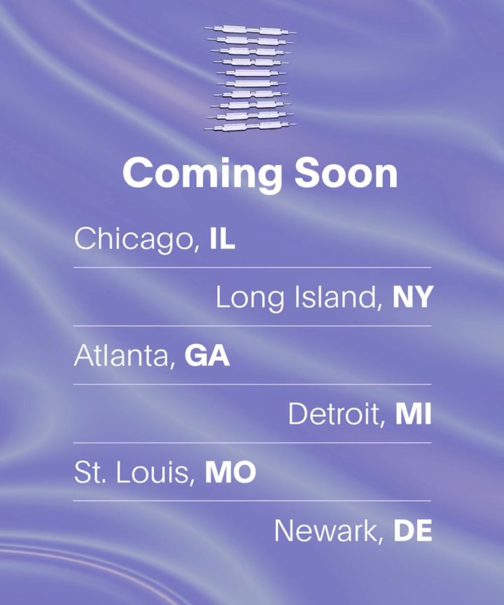 FentyHeadlines's tweet photo. Rihanna’s SavageX just announced six more locations of upcoming stores:

- Chicago, Illinois
- Long Island, New York
- Atlanta, Georgia
- Detroit, Michigan
- St. Louis, Missouri
- Newark, Delaware

All stores will open this year. https://t.co/hSRPyeoXYg