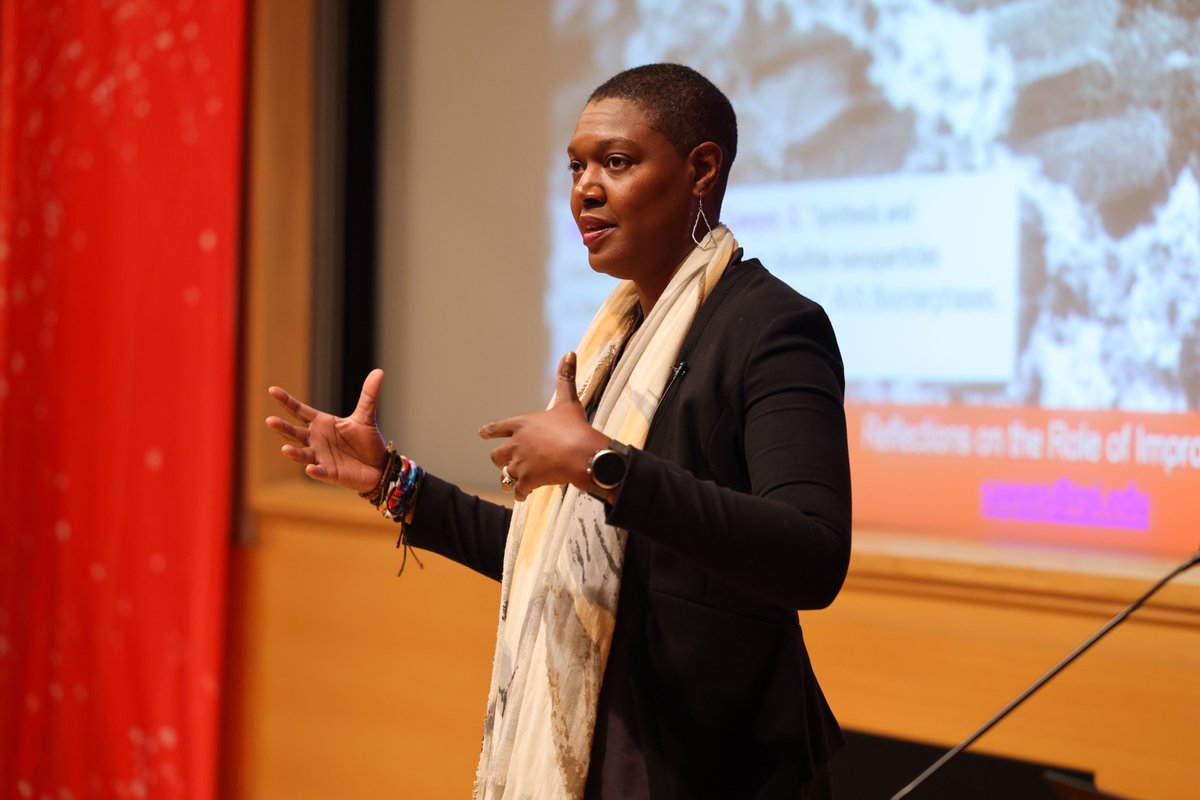 RPIEng's tweet photo. The NAE symposium’s RED Talks (Research, Education, and Discovery at Rensselaer) included three enlightening presentations, the third by Dr. Shayla Sawyer, Electrical, Computer, and Systems Engineering
‘Reflections on the Role of Improvisation: The Jazz of Engineering’ @EcseRpi https://t.co/dsgdGNpSp1