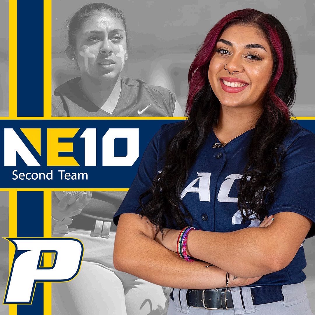 Pace_Softball's tweet photo. Congrats to our 4️⃣ NE10 All-Conference selections! 🏅 🥎 

1st Team - Iverson, Pederson
2nd Team/All-Rookie - Garcia, Shea https://t.co/XvO1r5T13A