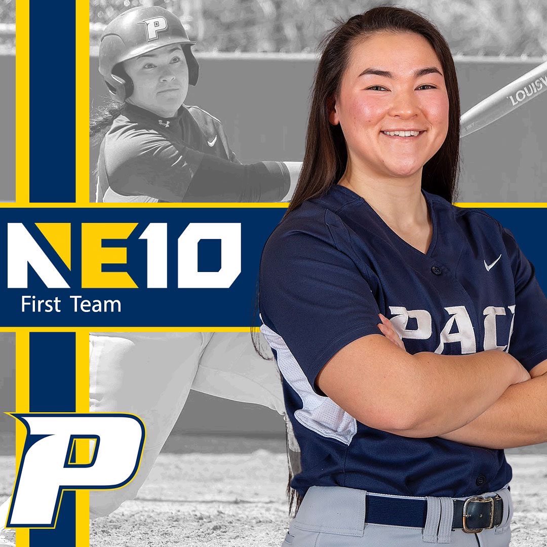 Pace_Softball's tweet photo. Congrats to our 4️⃣ NE10 All-Conference selections! 🏅 🥎 

1st Team - Iverson, Pederson
2nd Team/All-Rookie - Garcia, Shea https://t.co/XvO1r5T13A
