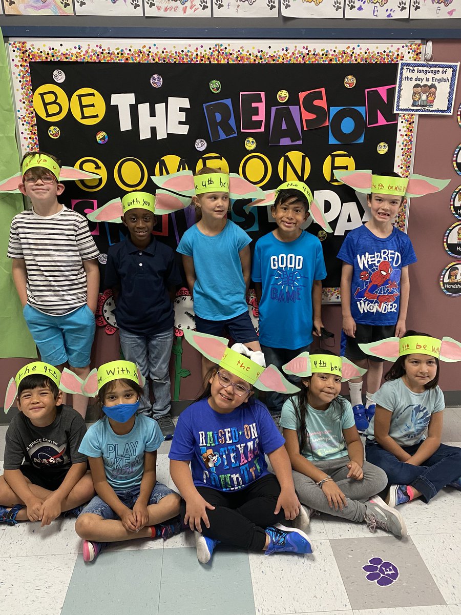 May the Fourth be with you!! It was definitely with Ms. Casalas’s first grade students at @ELGINISD_NEIDIG Elementary today! She had a class for of Baby Yodas!! #itsGROWtime #MayThe4thBeWithYou @duronjodi