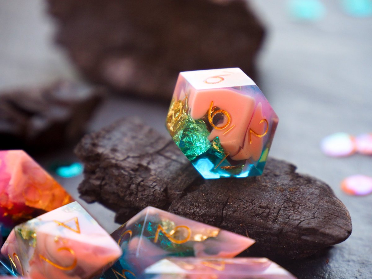 merlinsdices's tweet photo. I love this set💖💙
#dice #handmade #handmadedice #resindice #diceporn #photography #diceart #mtg #dnd #dnddice #diceset #dicesets #merlinsdices #dicelovers #dicecollector #dicecollection #dicemaker  #dicemakers #magicthegathering https://t.co/6UUyAQcYXL