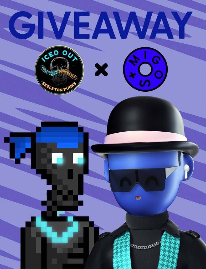 ioskeletons's tweet photo. 🧊Flash Giveaway in 12 hours🧊
Thanks to @MigoosNFTs for giving us 20 WL spots for their upcoming mint.

💀10 of that will be raffled on twitter 

To enter:

🧊❤️ + 🔁 + tag 2 new friends

🧊Follow @MigoosNFTs , @SkeletonPunks_ &amp; us

🧊Join their discord
https://t.co/arrIUiNFUi https://t.co/Q0vnK6XH1I