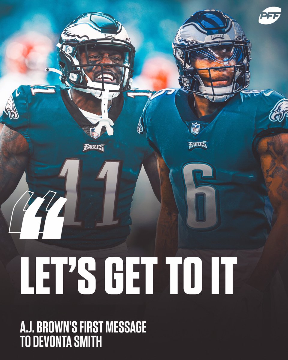 The new Eagles WR duo 🔥