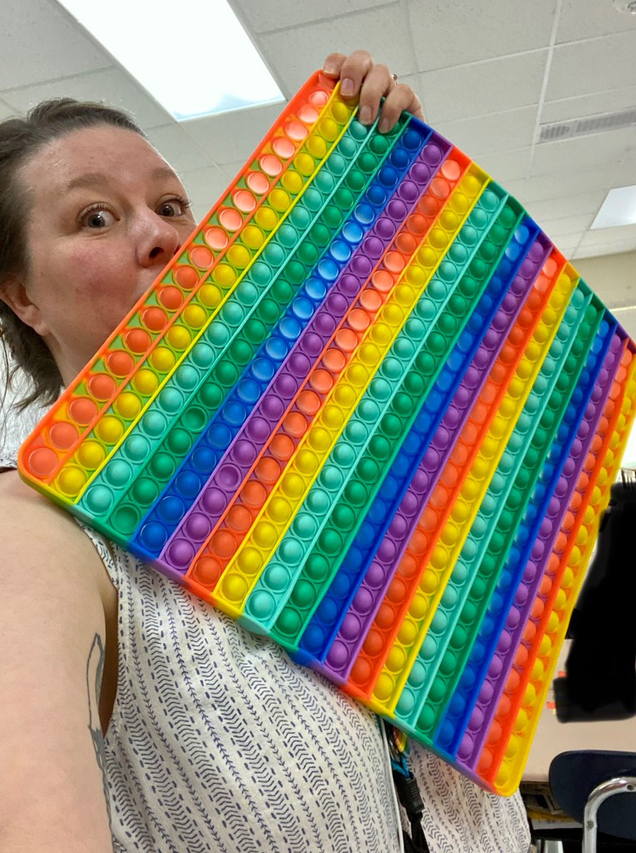 Abby_Conner1's tweet photo. When you give away fun prizes for perfect attendance but you kind of want to keep them for yourself 🤣😭 https://t.co/azfmTcfppS