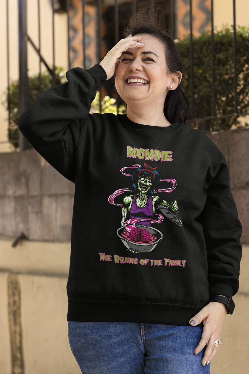 neildmonte's tweet photo. A fun gift for your #horror-loving 'Mombie'? 2 versions NOW AVAILABLE - designed by me: https://t.co/VzvAT7UQXY #MothersDay #MothersDay2022 #mom #zombies #brains @MonsteramaCon @MONSTERPALOOZA1 @MidsummerScream @ScareLosAngeles @PopHorrorNews @HorrorCarnival @ScarePop @HorrorSeen https://t.co/7rJezcxtLw