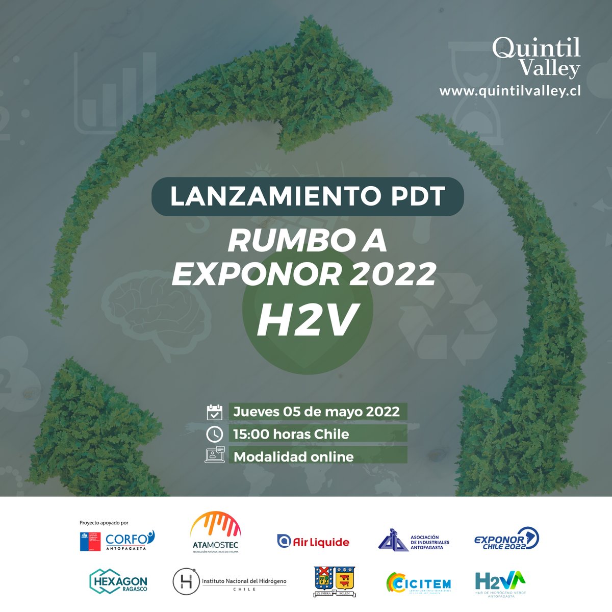 📣Comparte junto a nosotros, el Comité Corfo Antofagasta, AtamosTec, la Asociación de Industriales de Antofagasta y otras importantes empresas de la industria, el Lanzamiento del Programa de Difusión Tecnológica.

Para participar, inscríbete aquí: hubs.la/Q019vs-X0