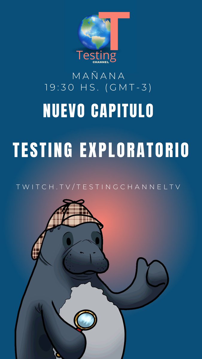Nos vemos mañana por twitch.tv/testingchannel…