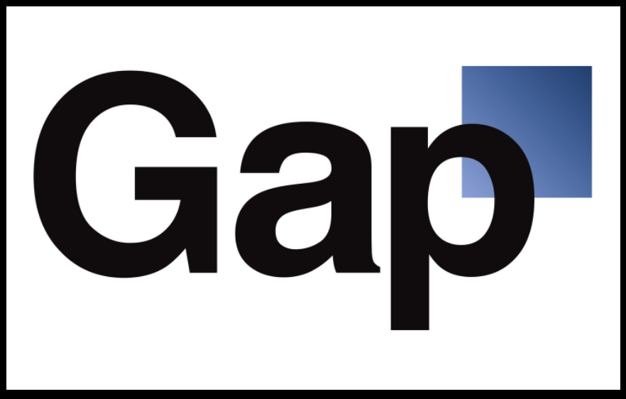 sue me but i will never not live the gap redesign logo
