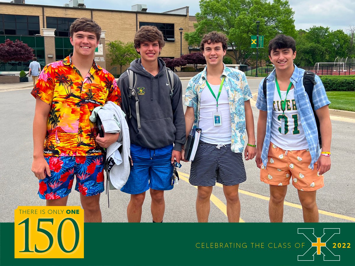stxtigers's tweet photo. Today the 306 members of the Class of 2022 celebrated their last day of high school. In the fall of 2018, these young men walked into the storied halls of St. X as individuals from 65 middle schools. Today, they walk out as one group, one Brotherhood. #WeAreStX https://t.co/pGJ6q9D7Iw
