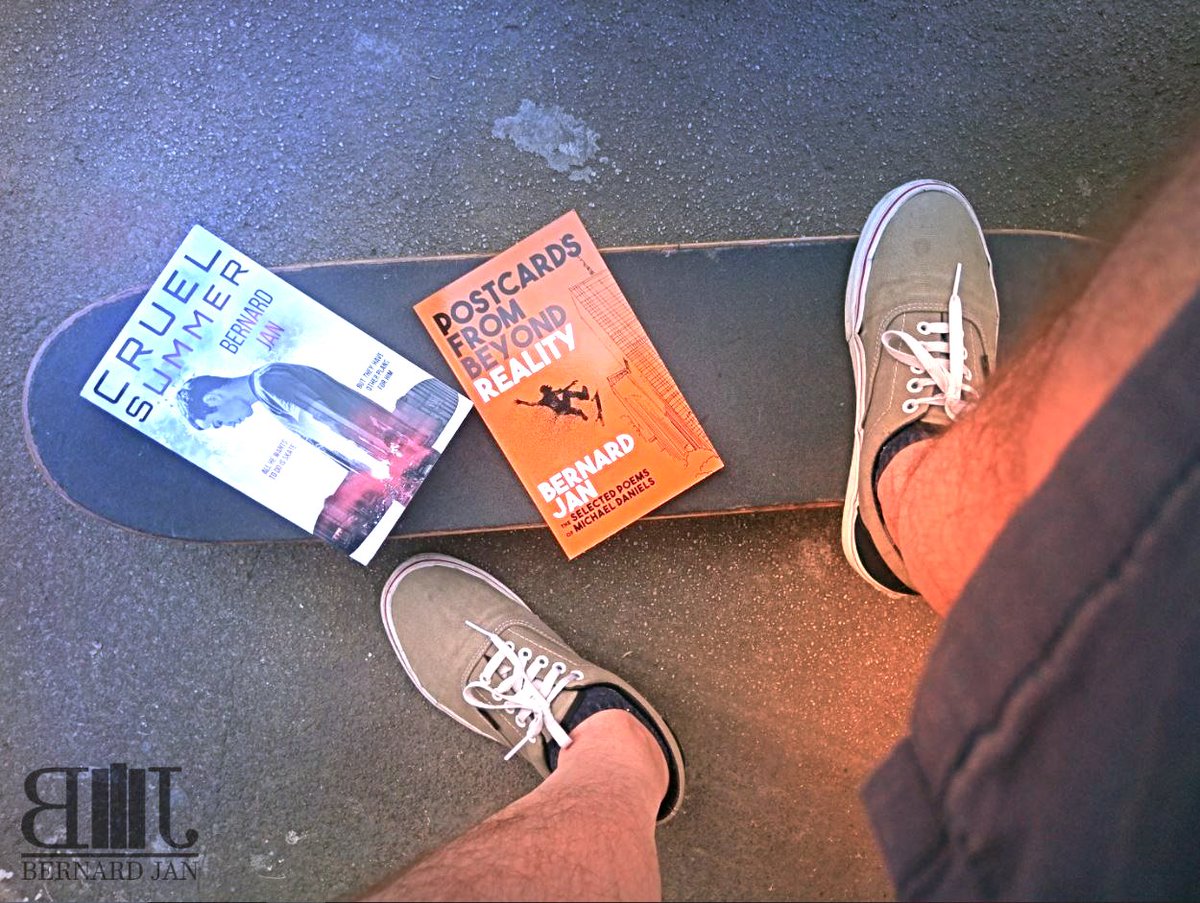 BernardJanWorld's tweet photo. He is seventeen. His passion is #skateboarding. His escape is #poetry.
Please read Michael's:
#story πΉ #CruelSummer π https://t.co/4RzmWTAUNU
#poems π #PostcardsFromBeyondReality π https://t.co/refRaO3hx3
#FREE with KU.
Michael and I appreciate your honest #reviews. π§‘ RT https://t.co/TMvstzuh7W