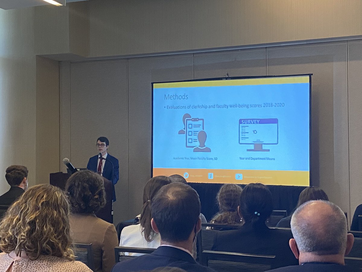 clbuonpane's tweet image. Amazing presentation by @bynum_ryan on the impact of faculty wellbeing on medical student education @britneycoreymd @OU_Surgery @Surg_Education #SEW2022
