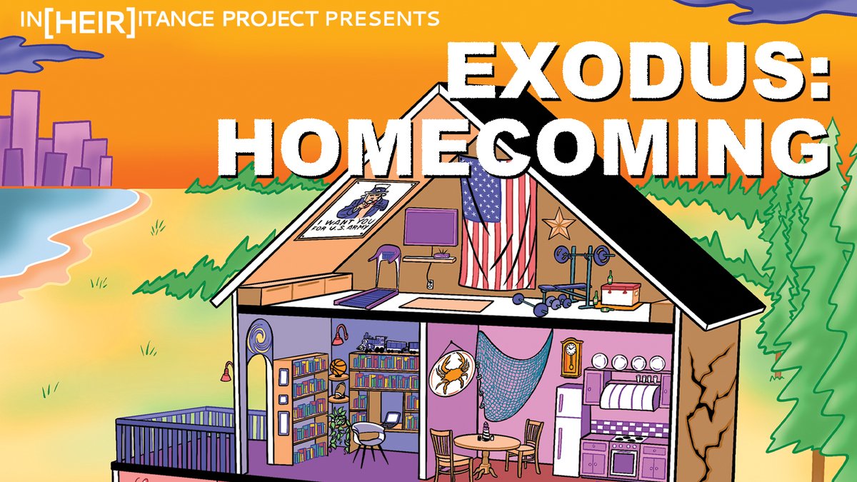 The In[HEIR]itance Project presents Exodus: Homecoming at the Attucks Theatre this weekend! This brand-new play reimagines the 7 cities as an intergenerational family and explores the hidden struggles of the 757. Tickets: bit.ly/3jBI0uU.