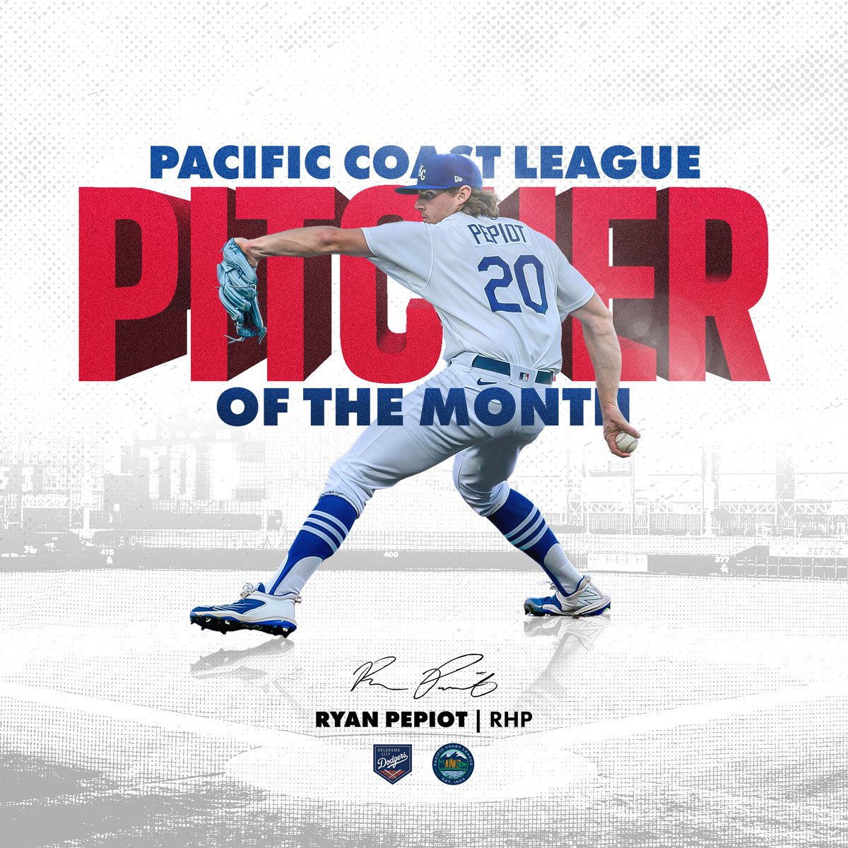 It's time for a Pep rally because your <a href="/MiLB/">Minor League Baseball</a> Pitcher of the Month is our very own <a href="/ryanpepiot2/">Ryan Pepiot</a>! 🏆 👏