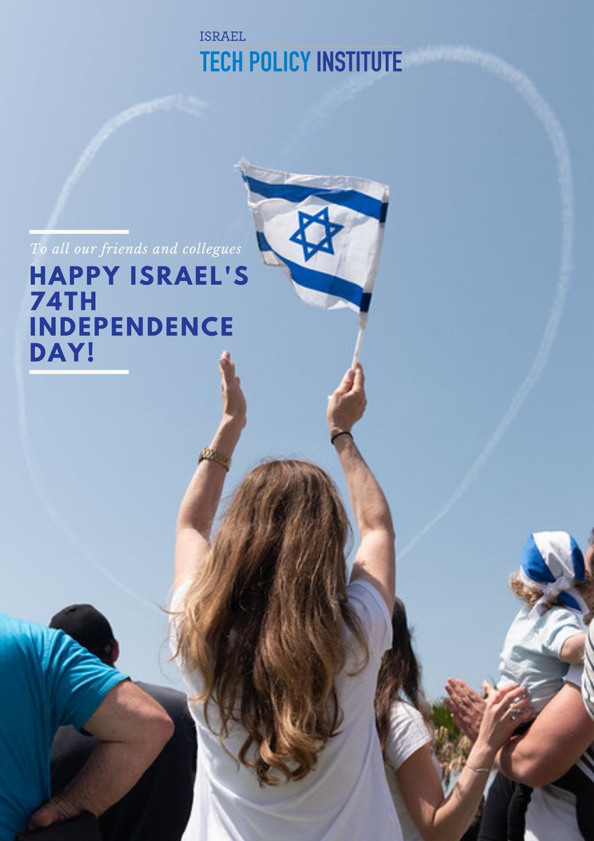 ILTechPolicy's tweet photo. 3,000 years old; 74 years young.
HAPPY 74TH BIRTHDAY, Our Beloved #ISRAEL!!!  ✨
Wishing a very Happy Independence Day to all our friends &amp; colleagues in Israel and beyond 💙🤍💙 https://t.co/OyJeIeblHc