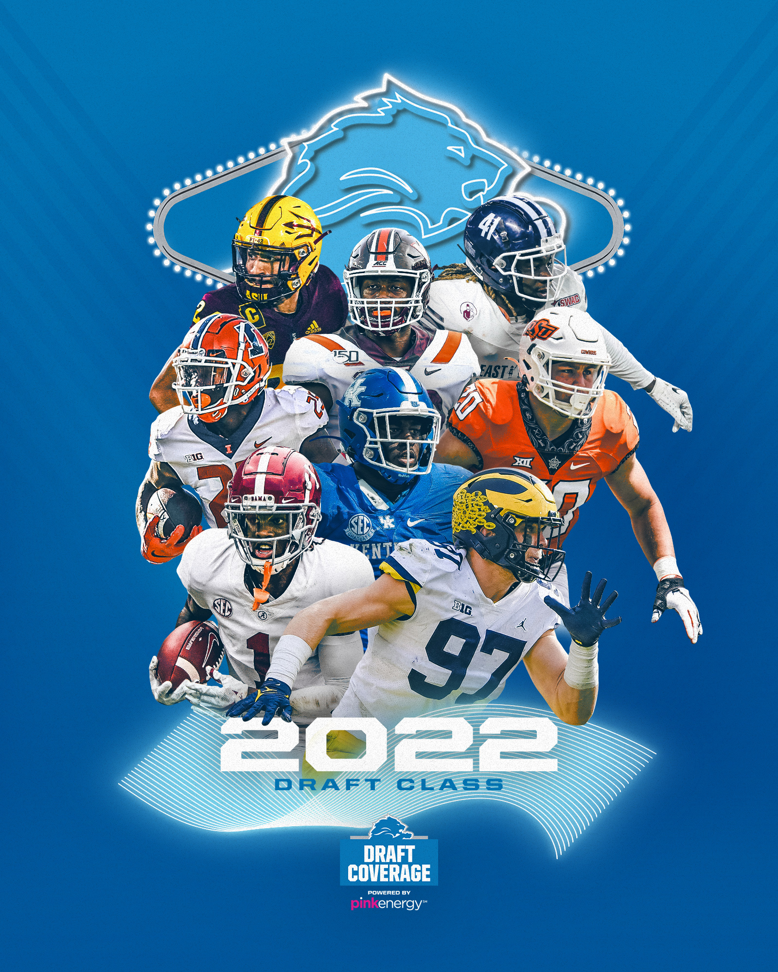 Barry sanders cheap nike poster