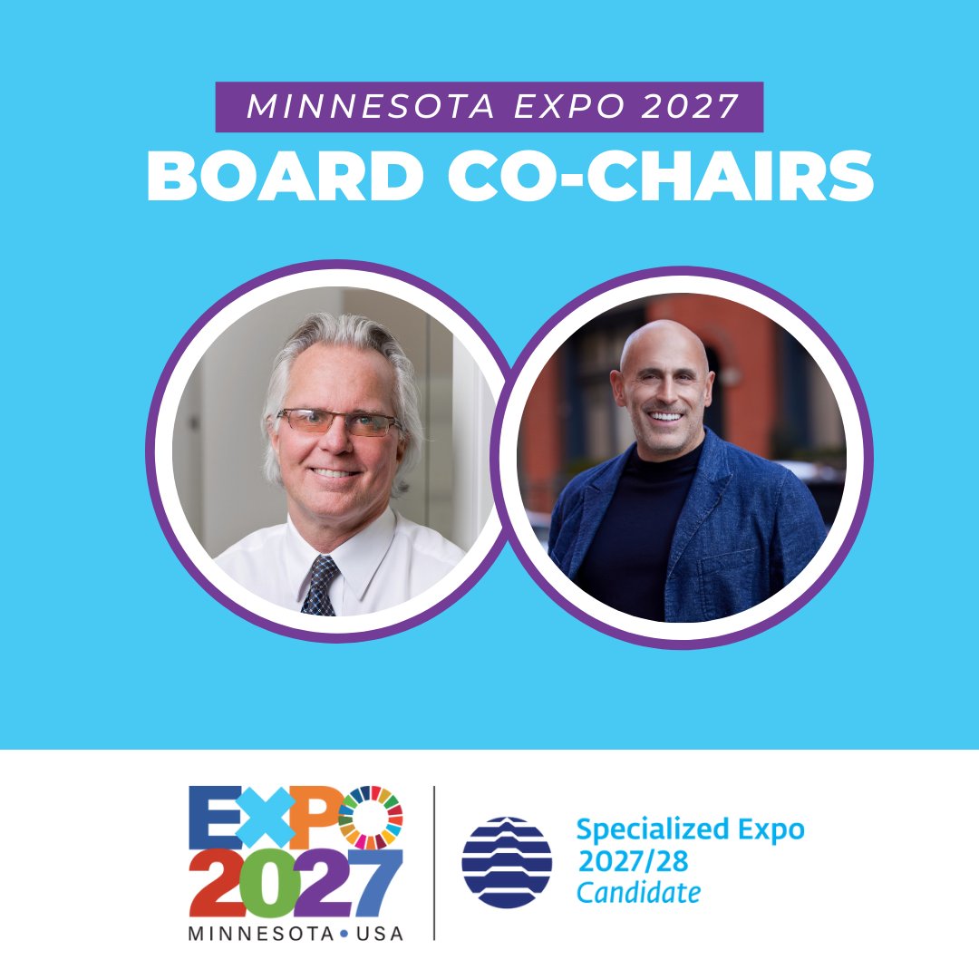 We’re excited to announce that we have elected <a href="/MarcLore/">Marc Lore</a> and <a href="/bobclarkbeyond/">Bob Clark</a> to co-chair the #expo2027usa board.