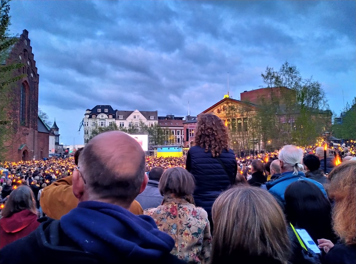 Kampagne kick off med @EuropaeiskUngDK afsluttet.
Afrundningen blev Zelensky's tale der viste en af de mange gode grunde til at stemme ja den 1st Juni.

#StemJa #dkpol #VoteVolt #VoltDanmark #StandWithUkraine