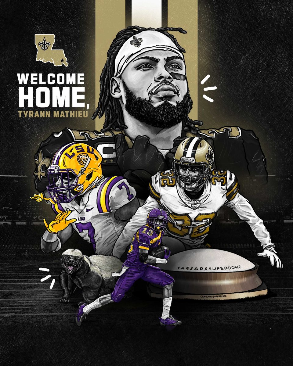 Honey, he’s home 🍯🦡

#Saints